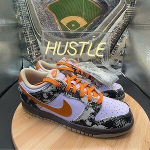 Nike Men's Sz 8 Dunk Low Retro LTD Digital Camo Shoes Desert Khaki